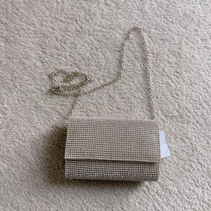 Sparkly gold clutch - NWT